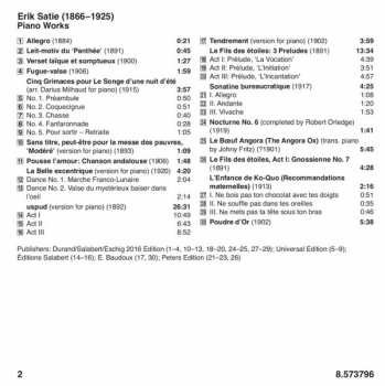 CD Erik Satie: Piano Works 246054