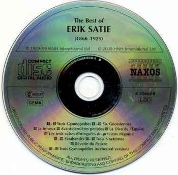 CD Erik Satie: The Best Of Erik Satie 233481
