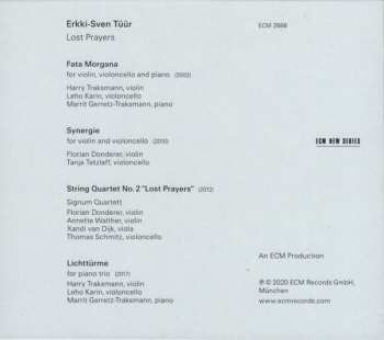 CD Erkki-Sven Tüür: Lost Prayers 121330