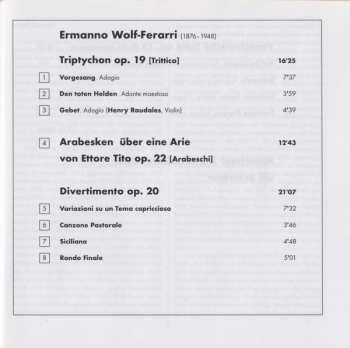 SACD Ermanno Wolf-Ferrari: Divertimento / Orchestral Works 179898