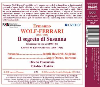 CD Ermanno Wolf-Ferrari: Il Segreto Di Susanna; Serenade For Strings 116191