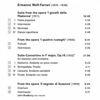 CD Ermanno Wolf-Ferrari: Orchestral Works 187692