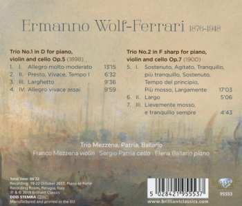 CD Ermanno Wolf-Ferrari: Piano Trios 147376