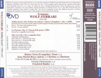 CD Ermanno Wolf-Ferrari: Talitha Kumi! • Otto Cori 118436