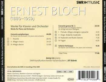 CD Ernest Bloch: Works For Piano And Orchestra 324497