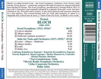 CD Ernest Bloch: Israel Symphony, Suite for Viola and Orchestra 469707