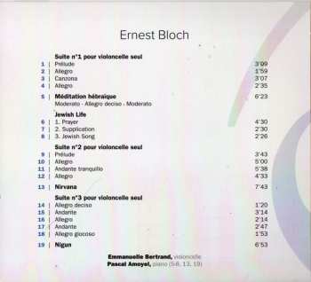 CD Ernest Bloch: Suites Pour Violoncelle  288345