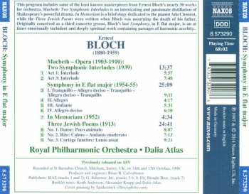 CD Ernest Bloch: Symphony In E Flat Major • Macbeth: Two Interludes • Three Jewish Poems • In Memorium 254438
