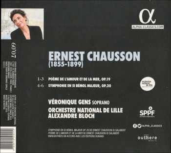 CD Ernest Chausson: Poème De L'Amour Et De La Mer / Symphonie Op.20 148778