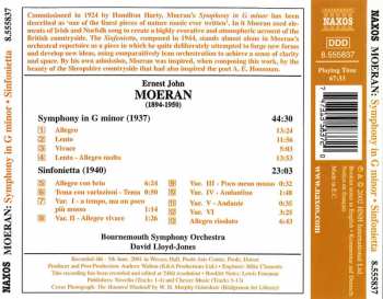 CD Ernest John Moeran: Symphony In G Minor ● Sinfonietta 337242