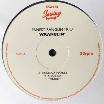 LP Ernest Ranglin Trio: Wranglin' CLR