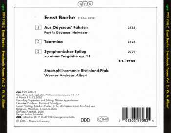 CD Ernst Boehe: Aus Odysseus' Fahrten (Symphonic Poems Vol. 2) 122180