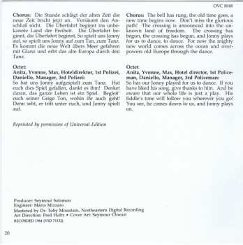 CD Ernst Krenek: Jonny Spielt Auf