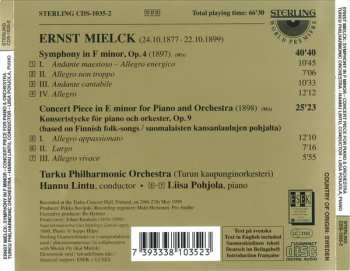 CD Ernst Mielck: Symphony in F Minor, Op. 4 / Concert Piece for Piano And Orchestra, Op. 9  400273