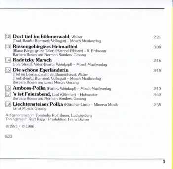 CD Ernst Mosch Und Seine Original Egerländer Musikanten: Das Beste Der Volkstümlichen Hitparade 303094