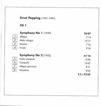 2CD Ernst Pepping: Complete Symphonies 1-3 • Piano Concerto 112603