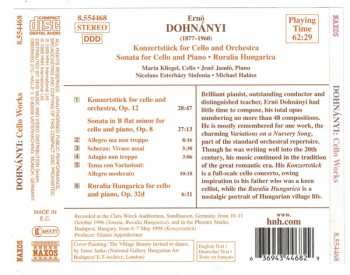 CD Ernst von Dohnányi: Cello Works 476643