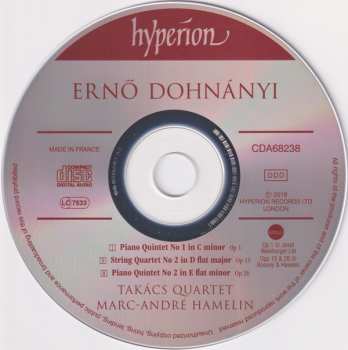 CD Ernst von Dohnányi: Piano Quintets / String Quartet No 2 342828