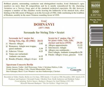 CD Ernst von Dohnányi: Serenade For String Trio / Sextet 298121