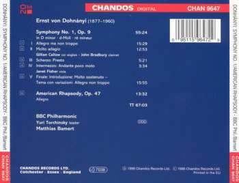 CD Ernst von Dohnányi: Symphony No. 1 / American Rhapsody 326584