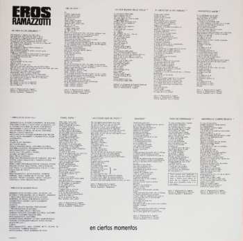 LP Eros Ramazzotti: En Ciertos Momentos CLR 395774