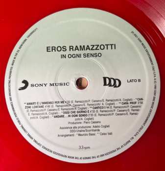 LP Eros Ramazzotti: In Ogni Senso CLR 393865