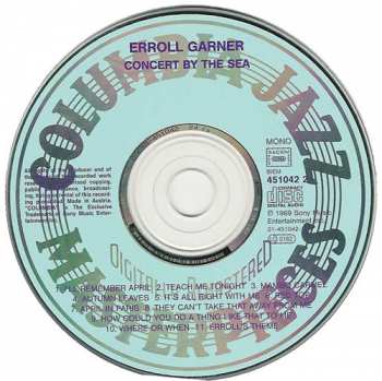 CD Erroll Garner: Concert By The Sea LTD 434450