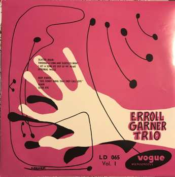 LP Erroll Garner Trio: Erroll Garner Trio Vol.1 CLR 71365