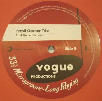 LP Erroll Garner Trio: Erroll Garner Trio Vol.1 CLR 71365