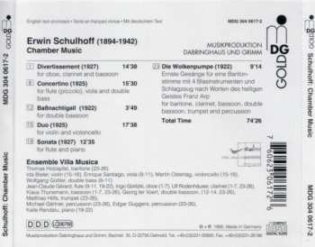 CD Erwin Schulhoff: Chamber Music 434981