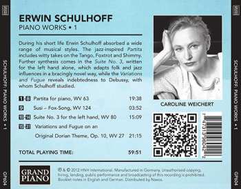 CD Erwin Schulhoff: Piano Works • 1 259146
