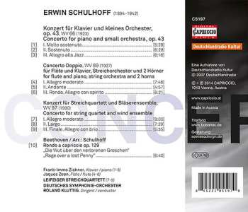 CD Erwin Schulhoff: Concertos 446860