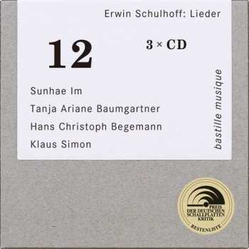 Album Erwin Schulhoff: Sämtliche Lieder