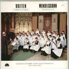 LP Escolanía De Montserrat: Britten - Mendelssohn 122647
