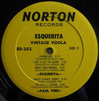 LP Esquerita: Vintage Voola