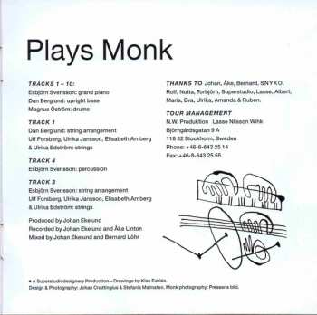 CD E.S.T.: Esbjörn Svensson Trio Plays Monk 303463