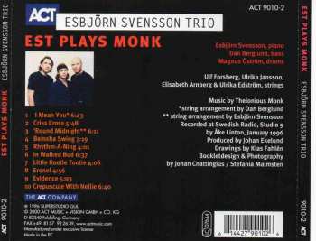 CD E.S.T.: Esbjörn Svensson Trio Plays Monk 303463