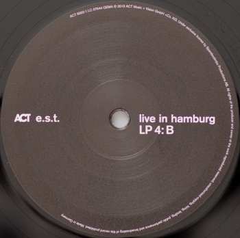 4LP/Box Set E.S.T.: Live In Hamburg LTD 77444
