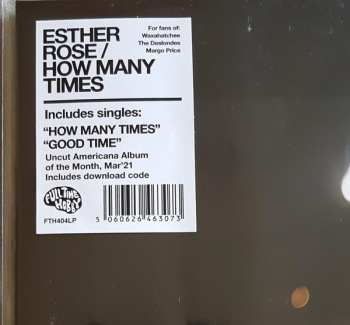 LP Esther Rose: How Many Times LTD | CLR 75923