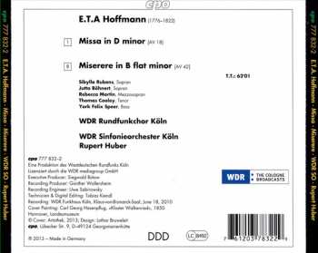 CD E.T.A. Hoffmann: Missa ● Miserere 117885