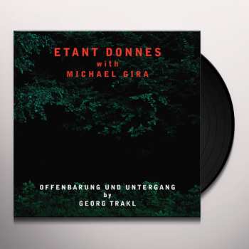LP Étant Donnés: Offenbarung Und Untergang By Georg Trakl 71239