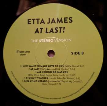 2LP Etta James: At Last!