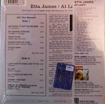 CD Etta James: At Last! / The Second Time Around LTD 120159