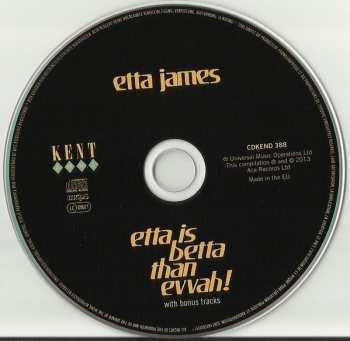 CD Etta James: Etta Is Betta Than Evvah! 359718