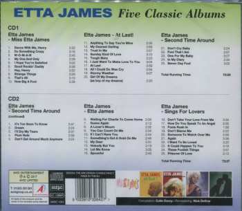 2CD Etta James: Five Classic Albums 541248