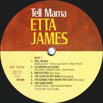 LP Etta James: Tell Mama 386641
