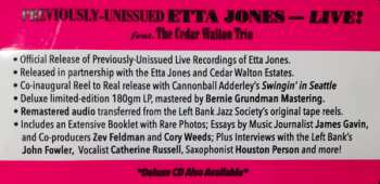 LP Etta Jones: A Soulful Sunday: Live At The Left Bank Featuring The Cedar Walton Trio LTD | NUM 320115