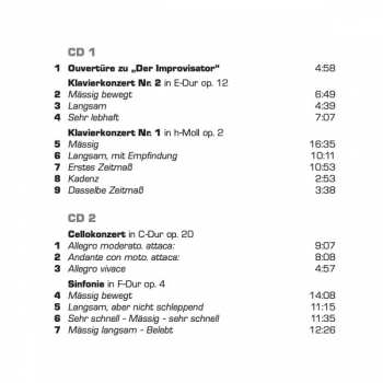 2CD Eugen D'Albert: Piano Concertos Nos. 1 & 2, Cello Concerto, Symphony Op. 4 352704