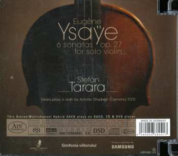 SACD Eugene Ysaye: Six Sonatas For Solo Violin Op.27 298096