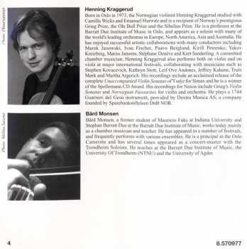 CD Eugene Ysaye: String Trio, "Le Chimay" / Sonata For 2 Violins / Cello Sonata 316276